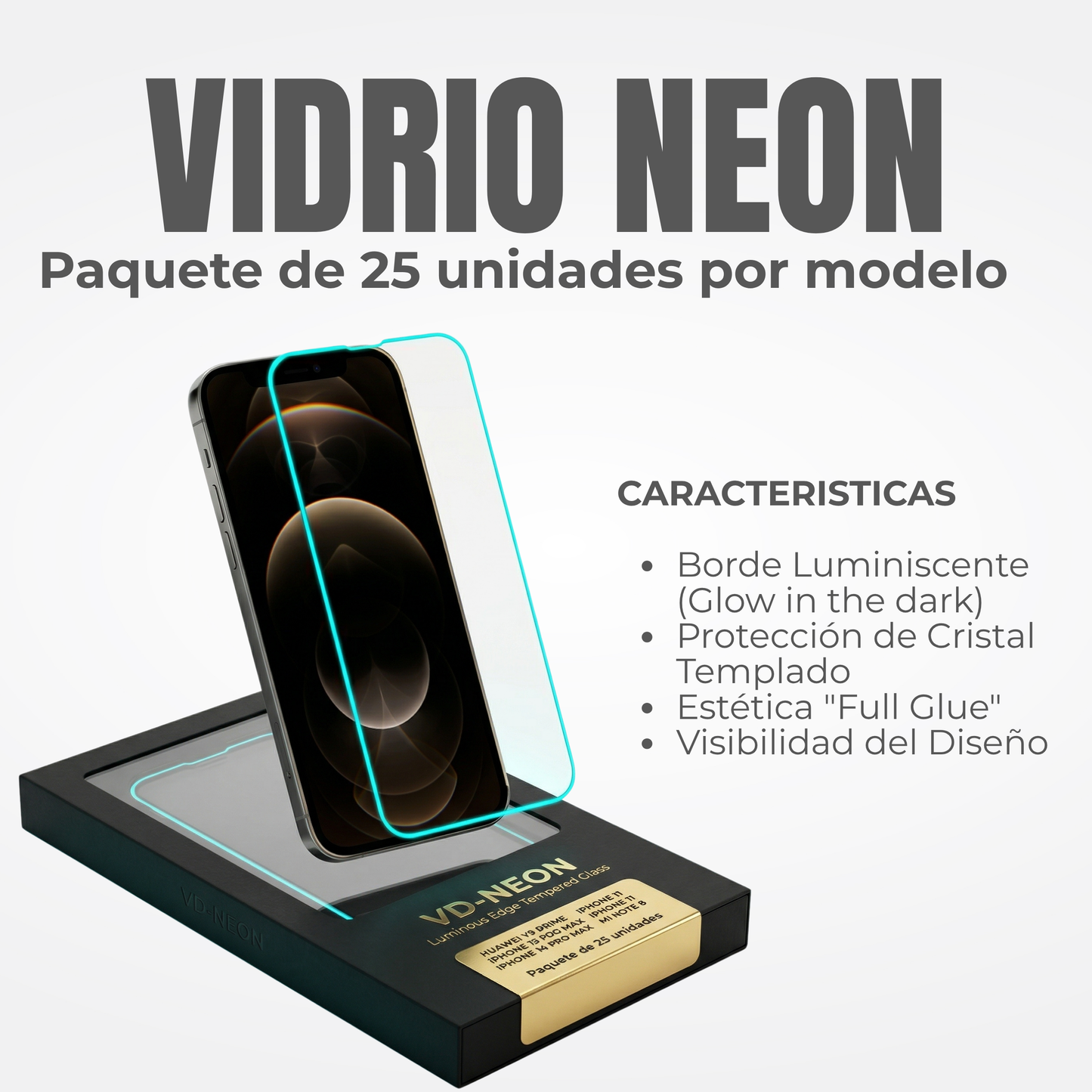 VIDRIO NEON Ref: VD-NEÓN