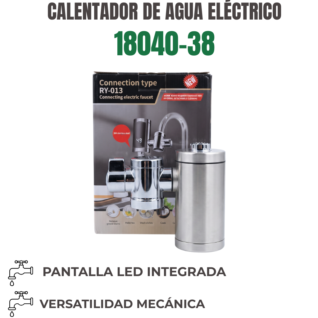 GRIFO CALENTADOR DE AGUA ELÉCTRICO Ref: 18040-38