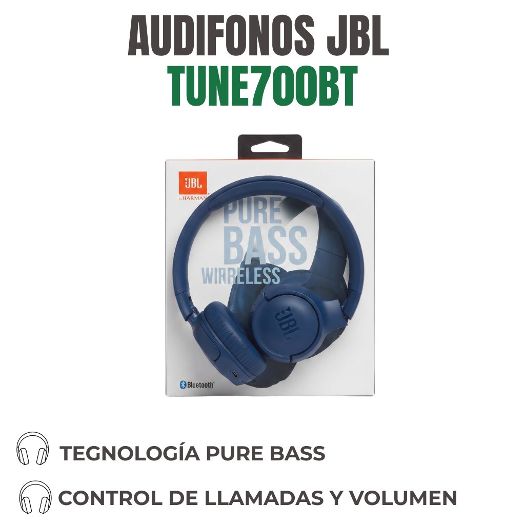 AUDIFONOS JBL Ref: TUNE700BT