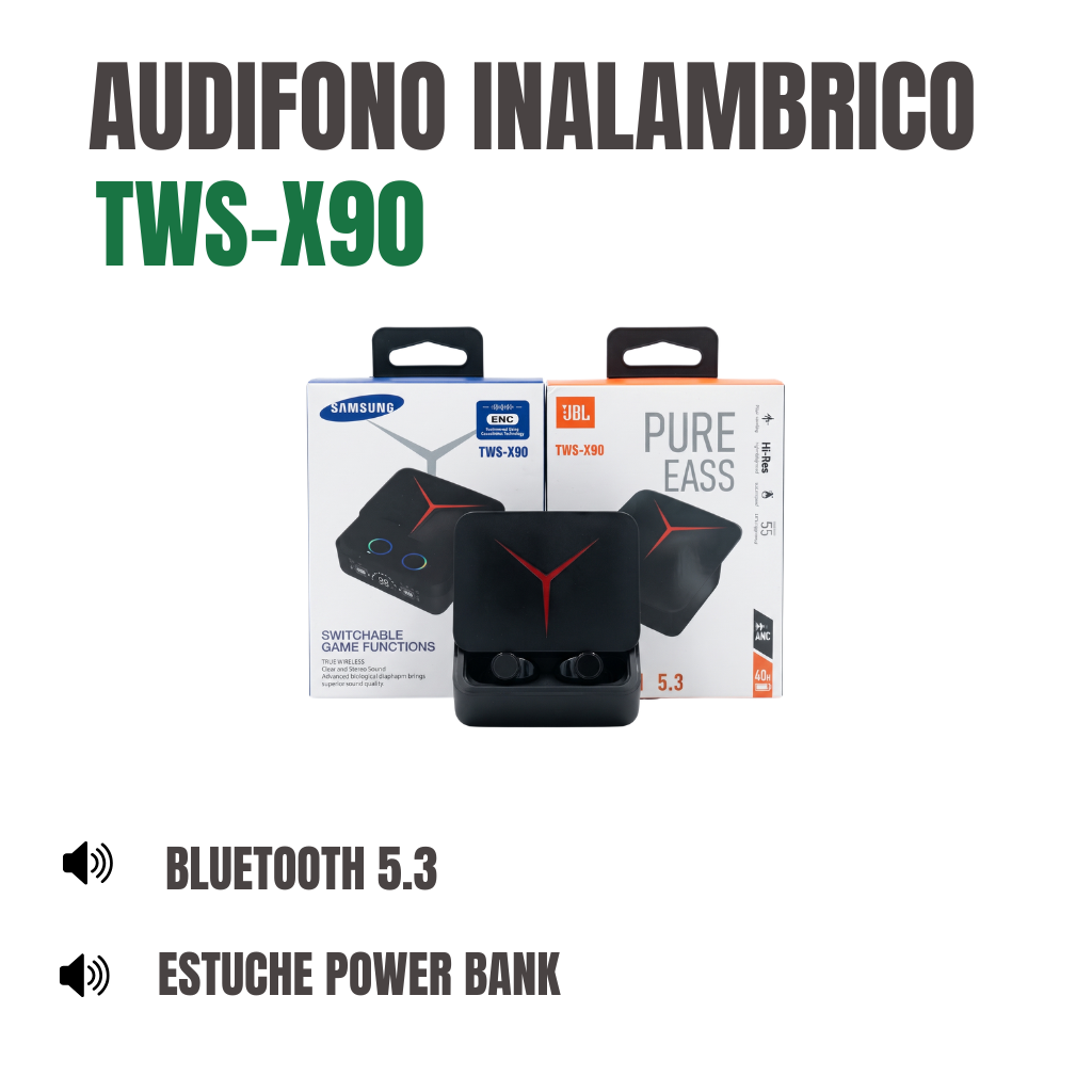 AUDÍFONO INALAMBRICO Ref: TWS-X90
