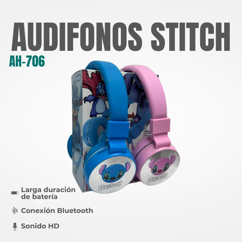 AUDIFONOS STITCH Ref: AH-706
