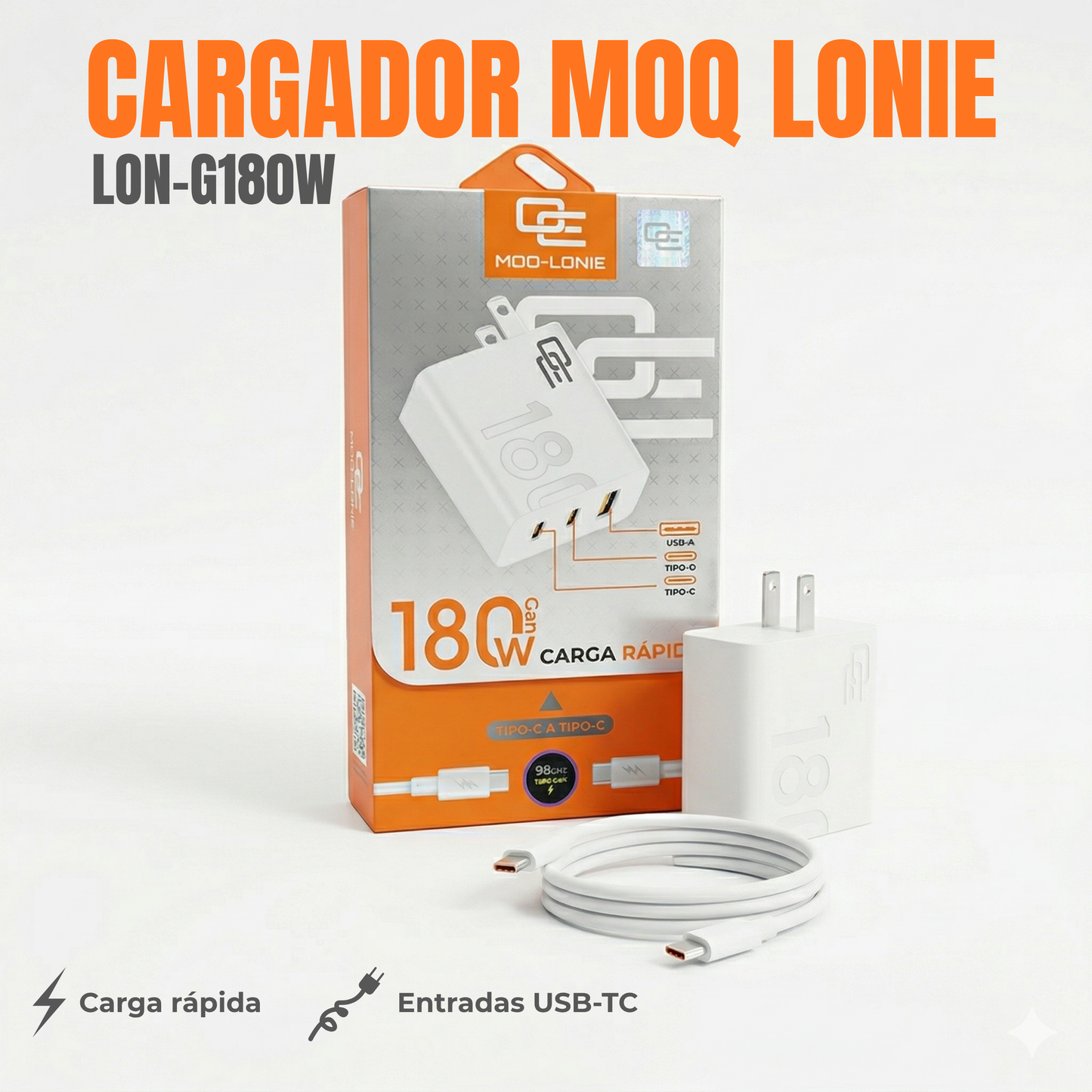 CARGADOR MOQ LONIE
