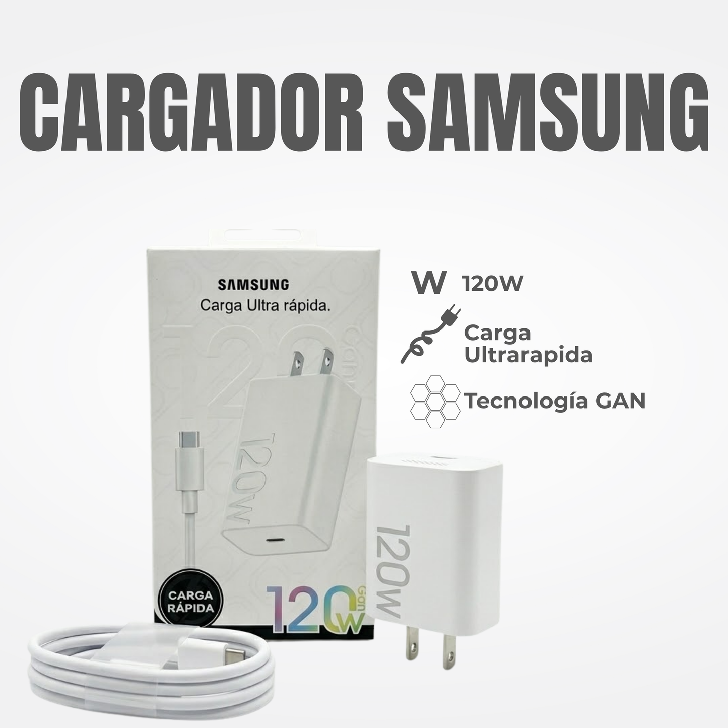CARGADOR SAMSUNG TC-TC Ref: 7CC-8STC