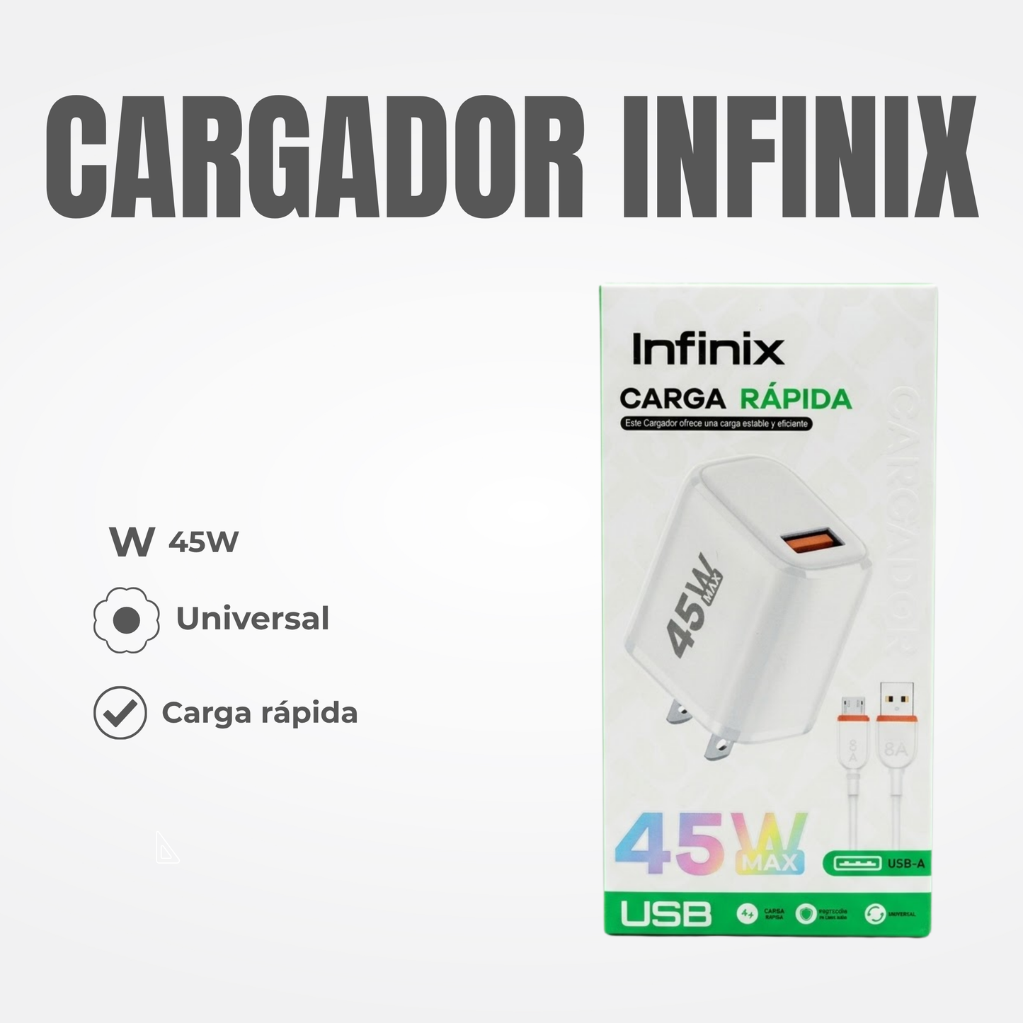 CARGADOR INFINIX MICRO Ref: 7CC-INV8
