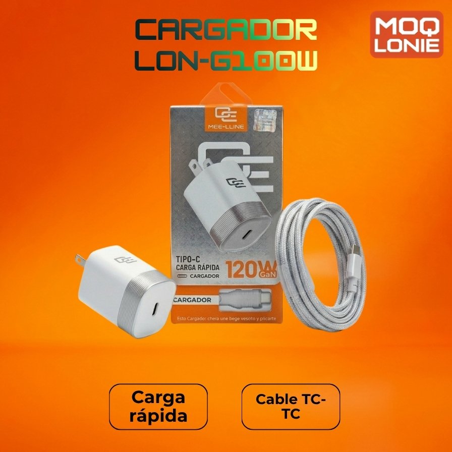 CARGADOR MOQ LONIE Ref: LON-G120W