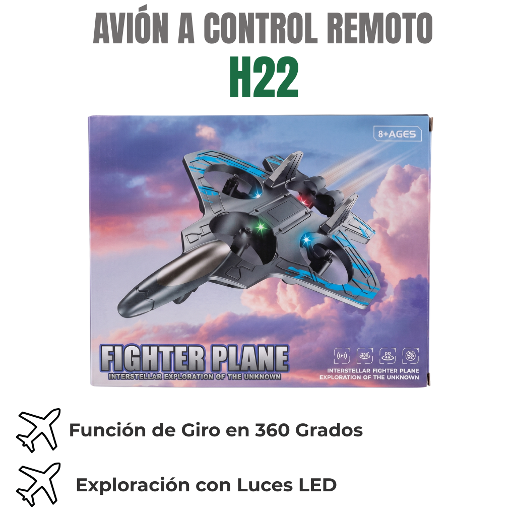 AVIÓN A CONTROL REMOTO Ref: H22