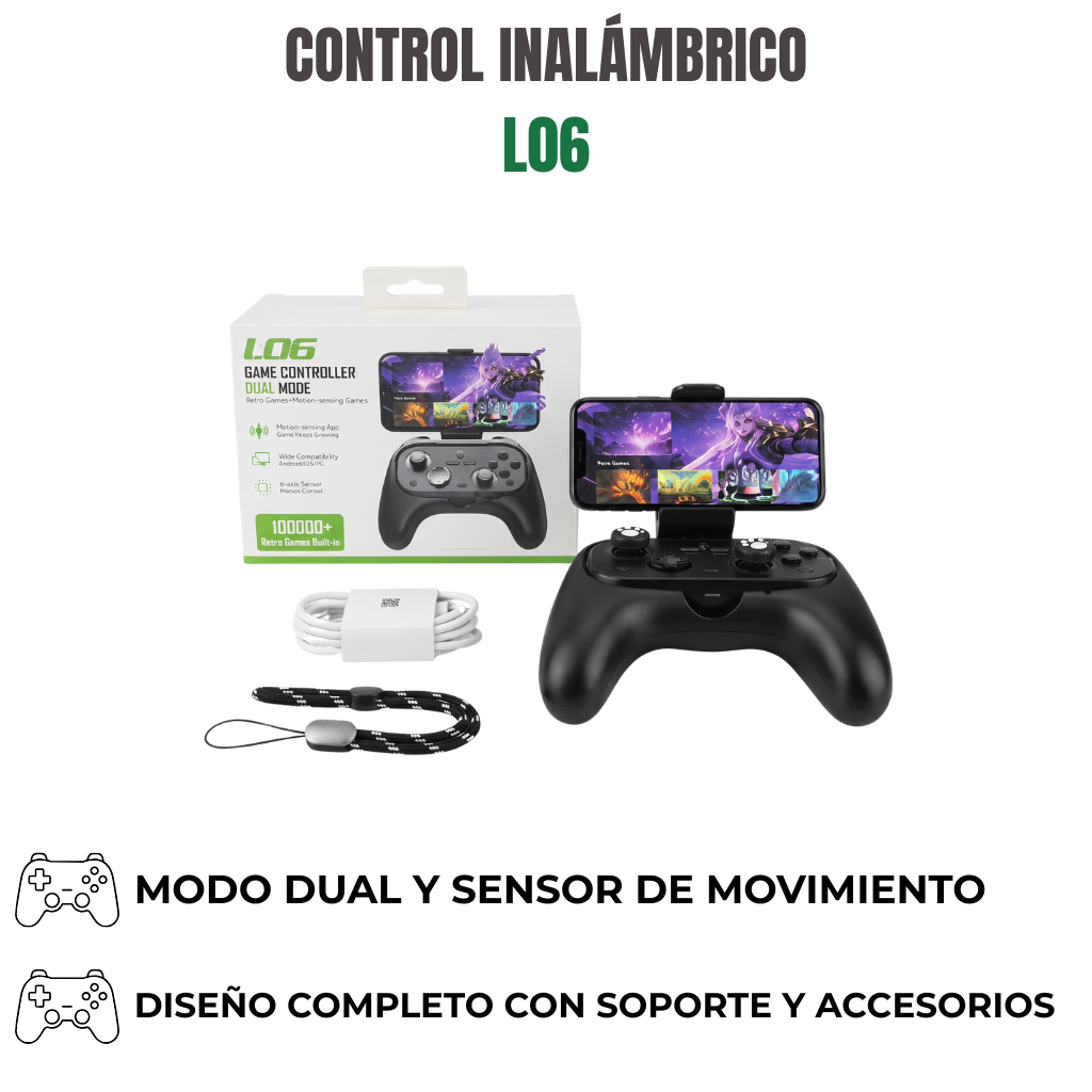 CONTROL INALÁMBRICO CON SENSOR DE MOVIMIENTO Ref: L06
