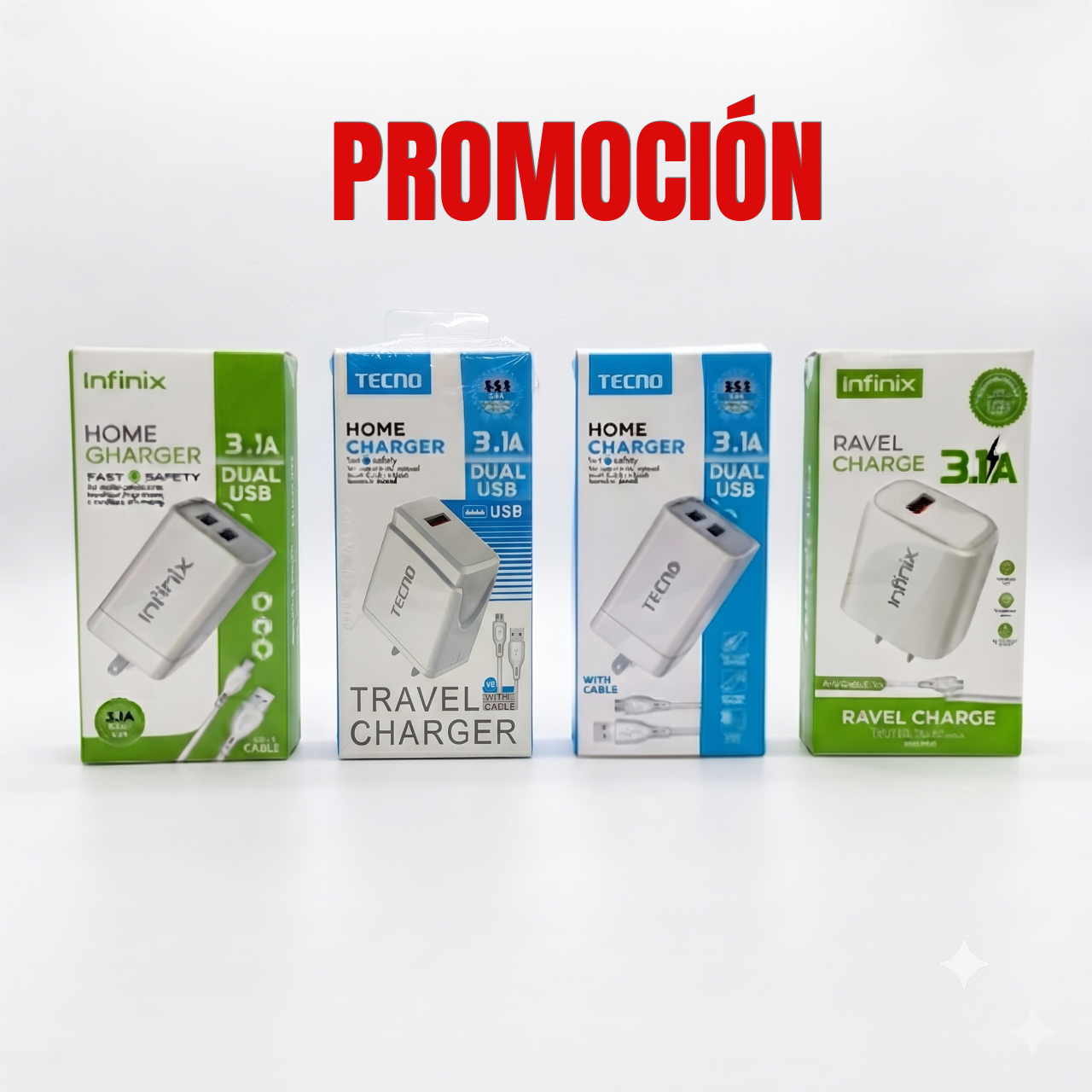 80 CARGADORES POR 62$