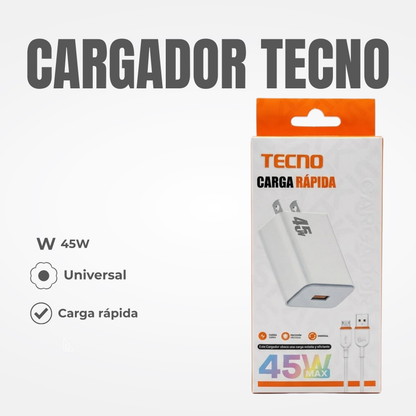 CARGADOR TECNO MICRO Ref: C45W-TEV8