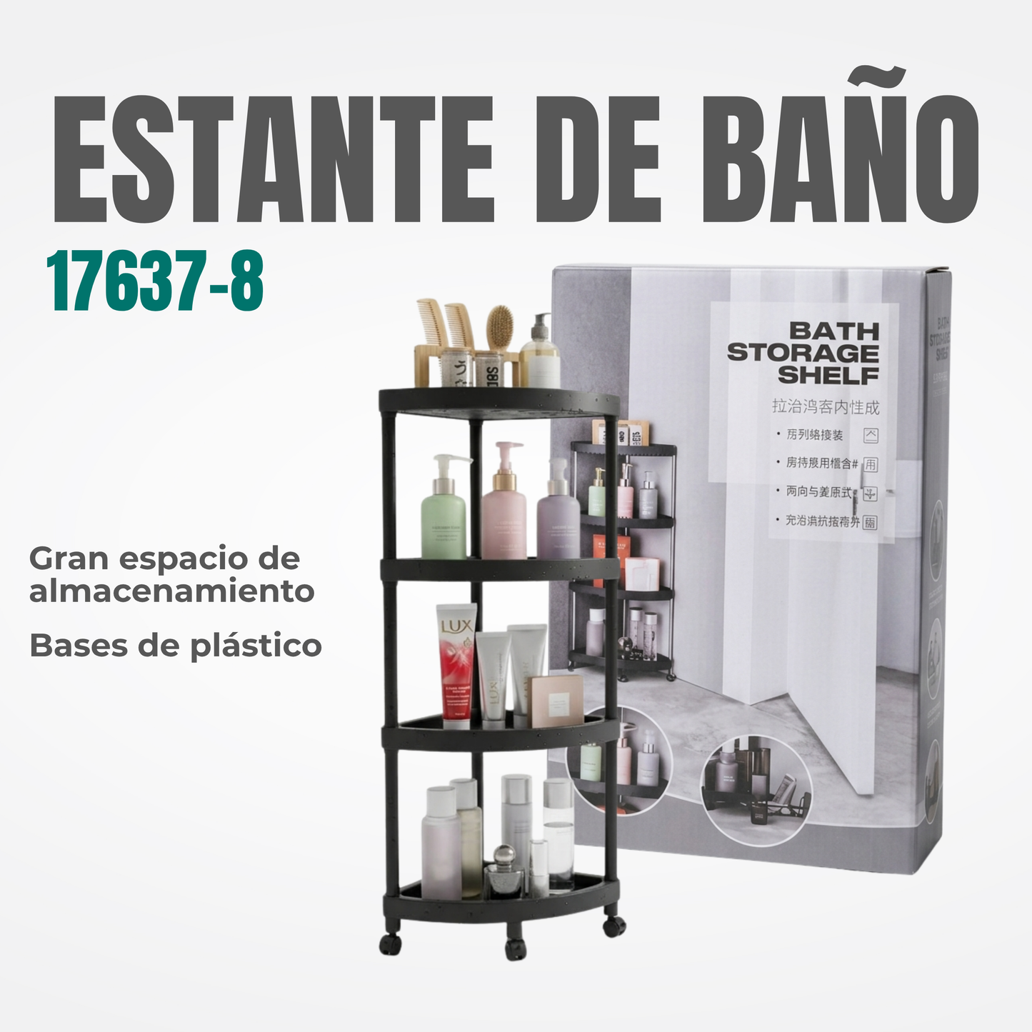 ESTANDE DE BAÑO Ref: 17637-8