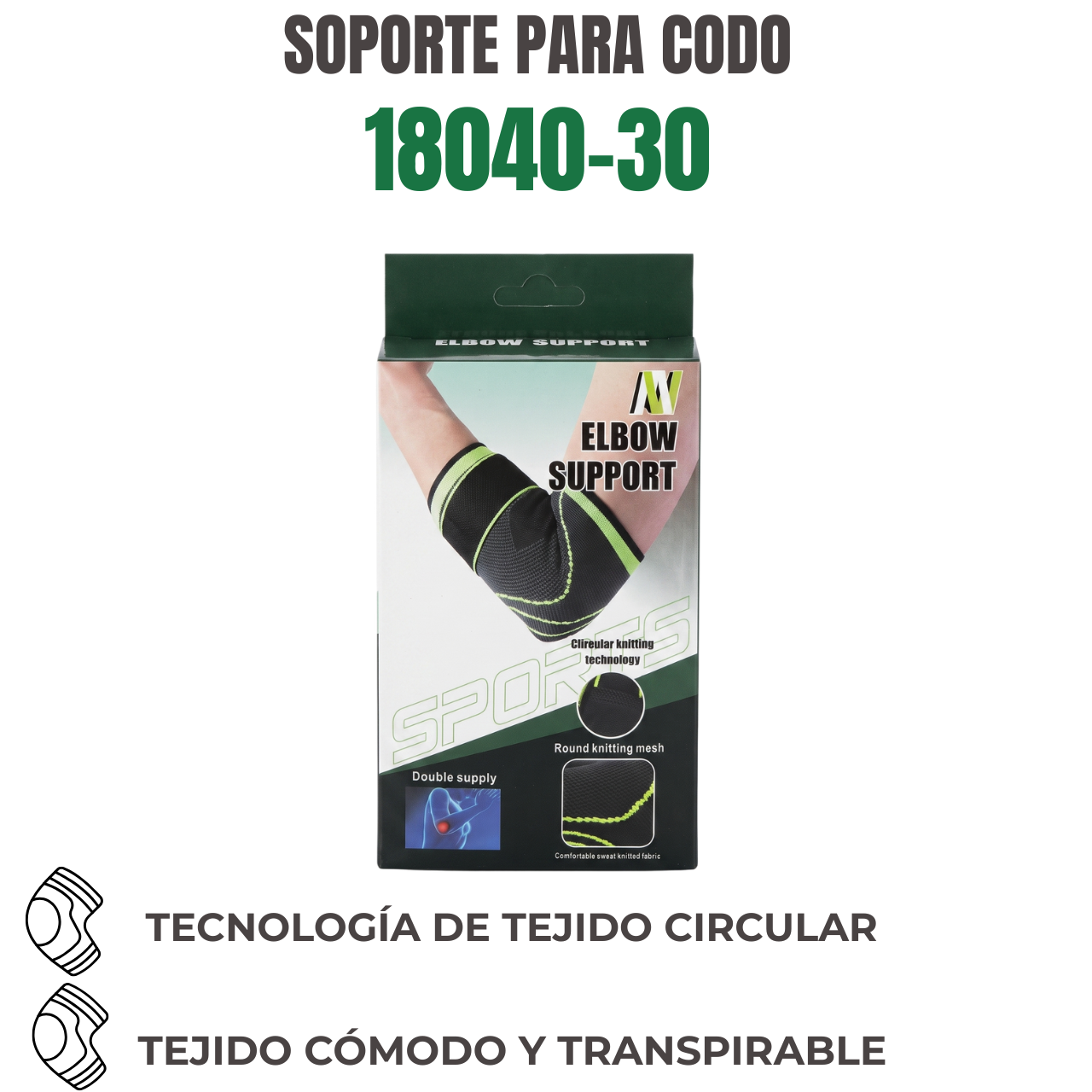 SOPORTE PARA CODO Ref: 18040-30