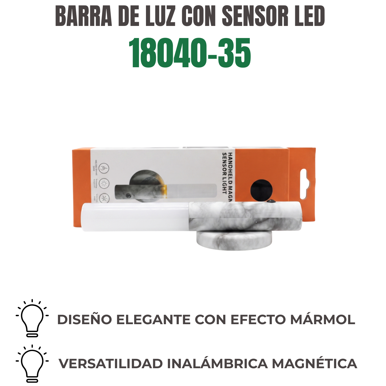 BARRA DE LUZ CON SENSOR LED Ref: 18040-35
