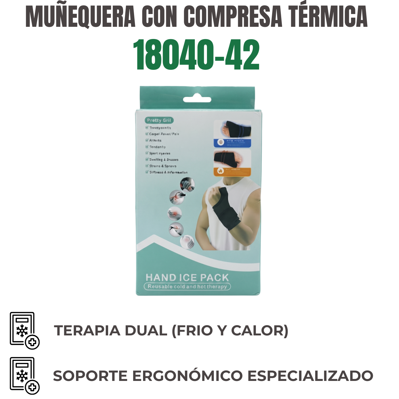 MUÑEQUERA CON COMPRESA TÉRMICA Ref: 18040-42