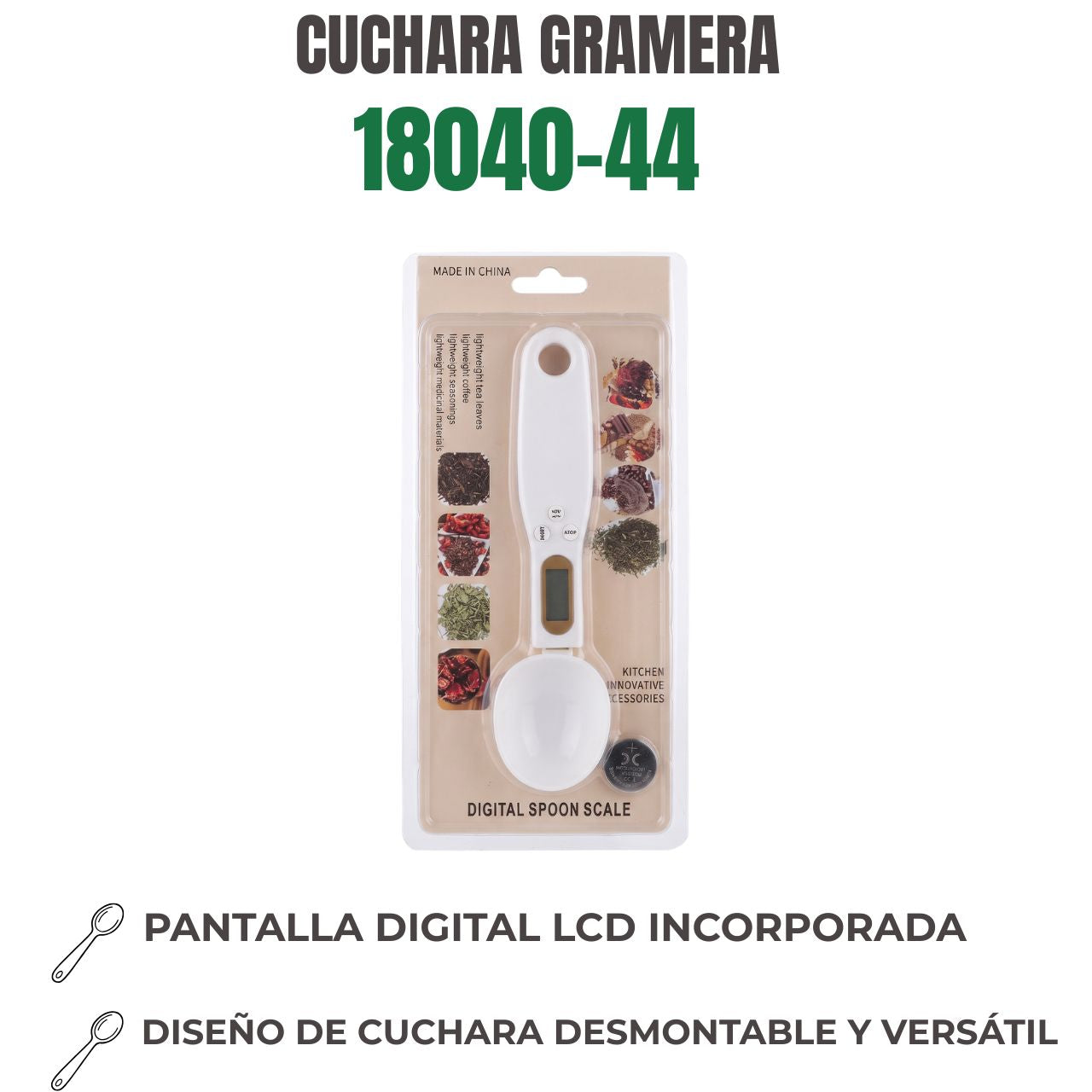 CUCHARA GRAMERA Ref: 18040-44