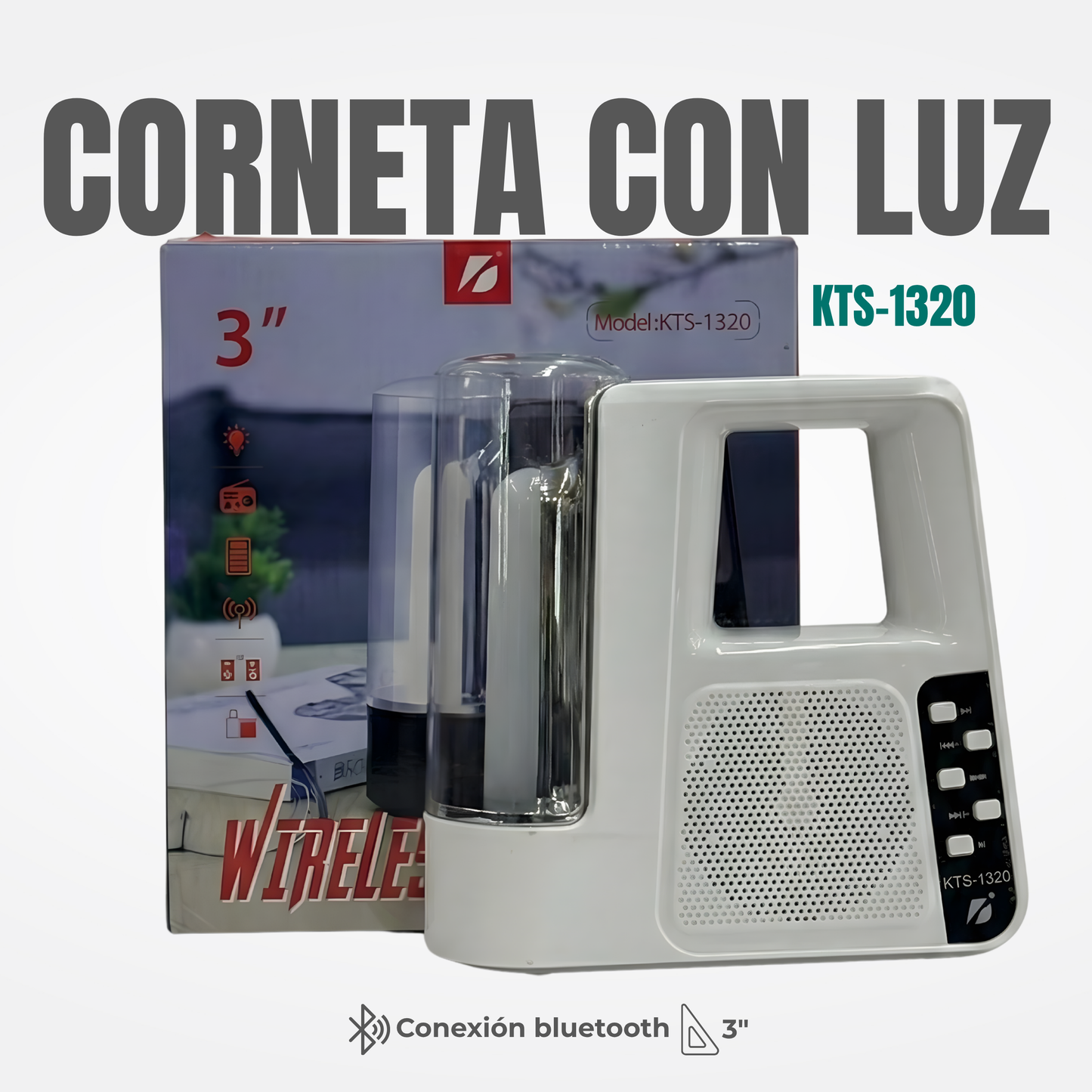 CORNETA CON LUZ Ref: KTS-1320