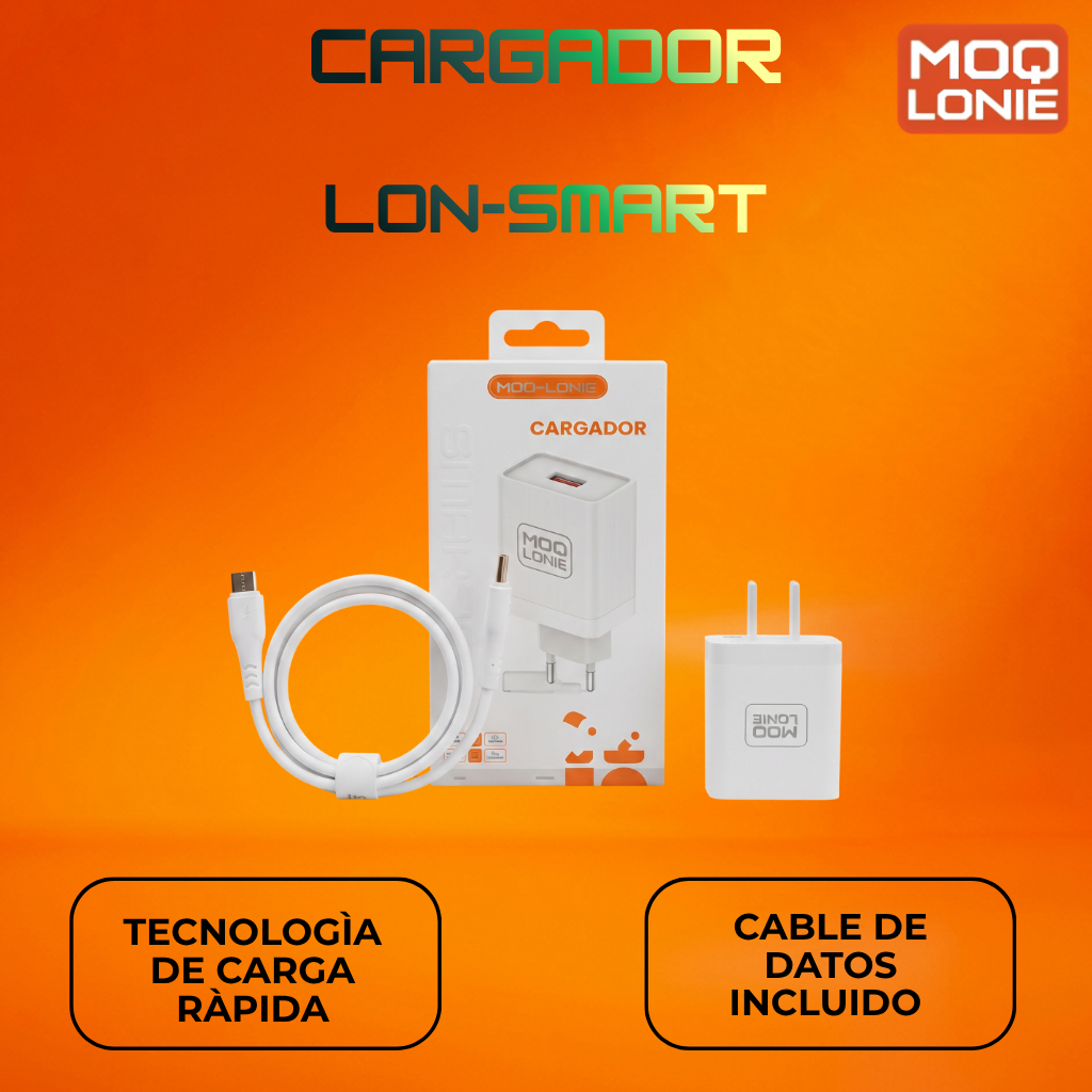 CARGADOR MOQ LONIE Ref: LON-SMART
