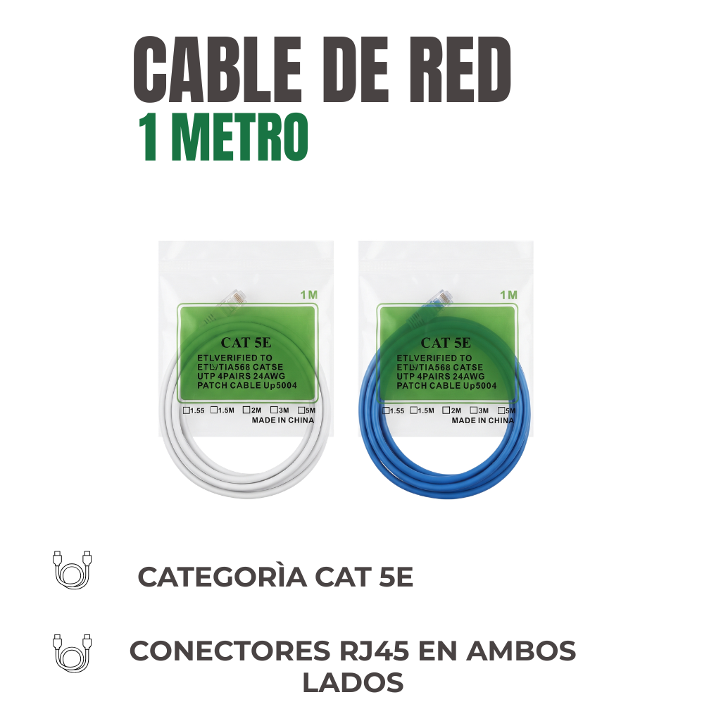 CABLE DE RED Ref: 1METRO