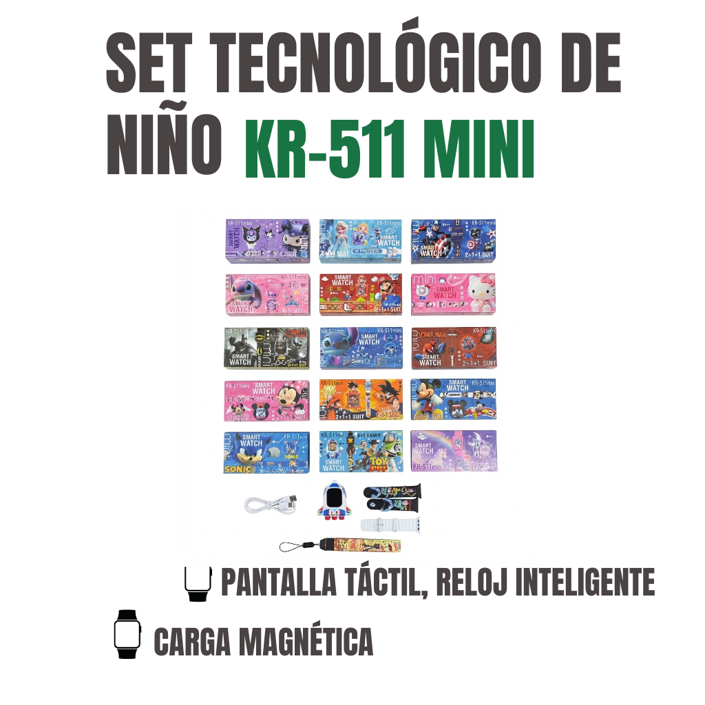 SET TECNOLÓGICO INFANTIL Ref: KR-518 MINI
