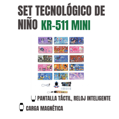SET TECNOLÓGICO INFANTIL Ref: KR-518 MINI