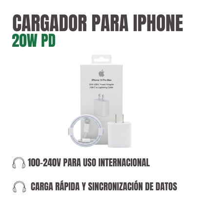 CARGADOR PARA IPHONE Ref: 20W PD
