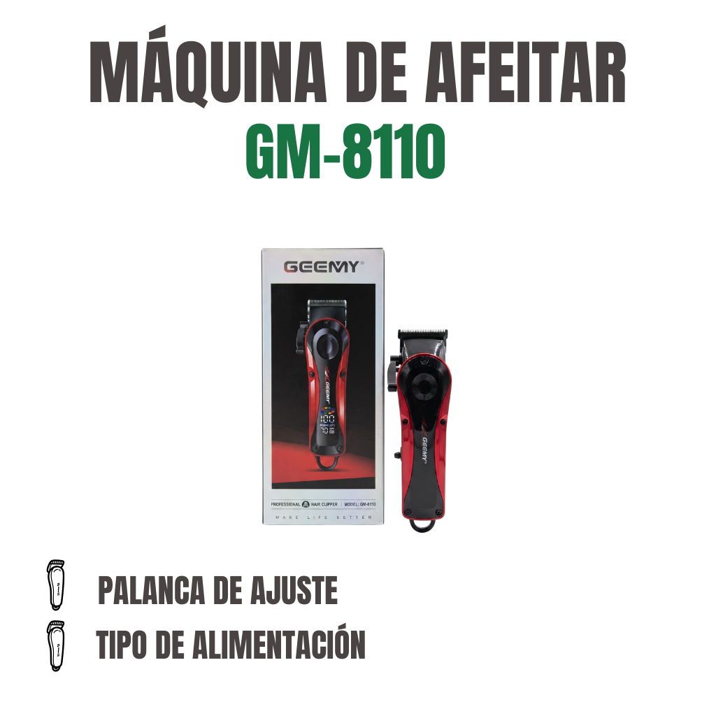 MÁQUINA DE AFEITAR Ref: GM-8110