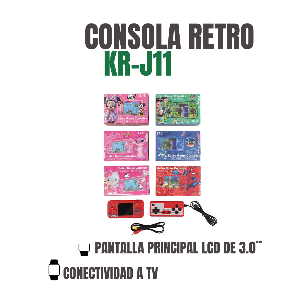 CONSOLA RETRO Ref: KR-J11