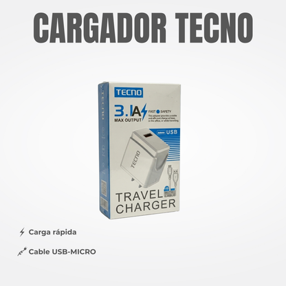CARGADOR TECNO MICRO Ref: TE-C50