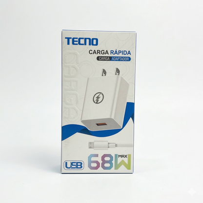 CARGADOR TECNO MICRO Ref: TEC-V868W7S