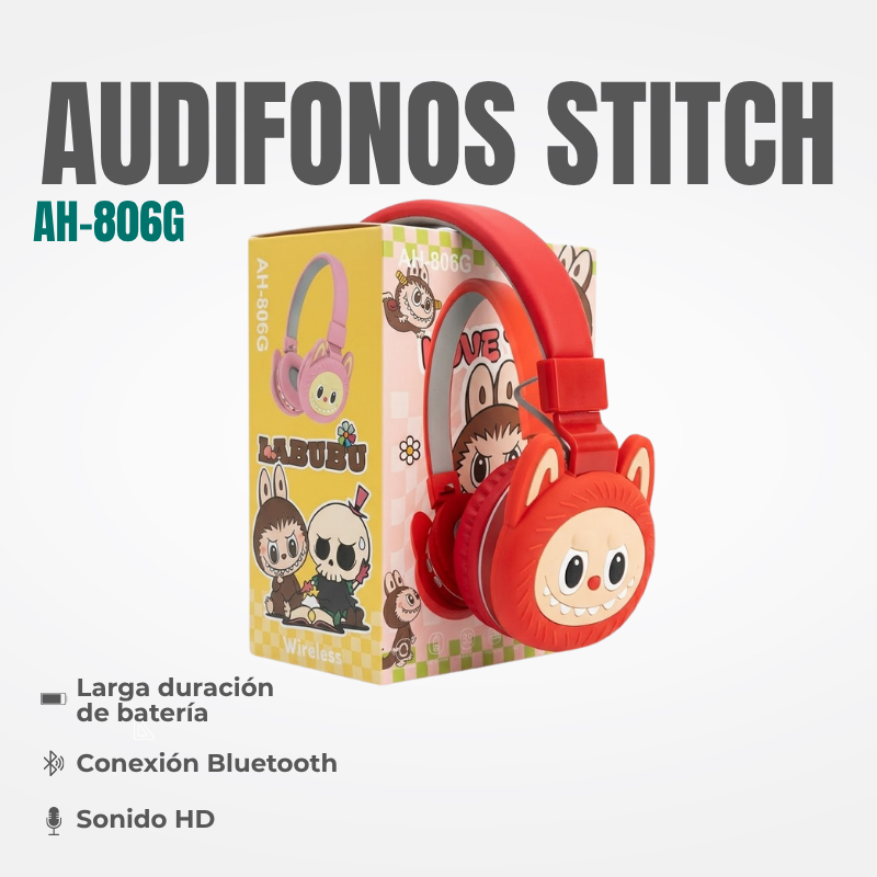AUDIFONOS LA BUBU Ref: AH-806G
