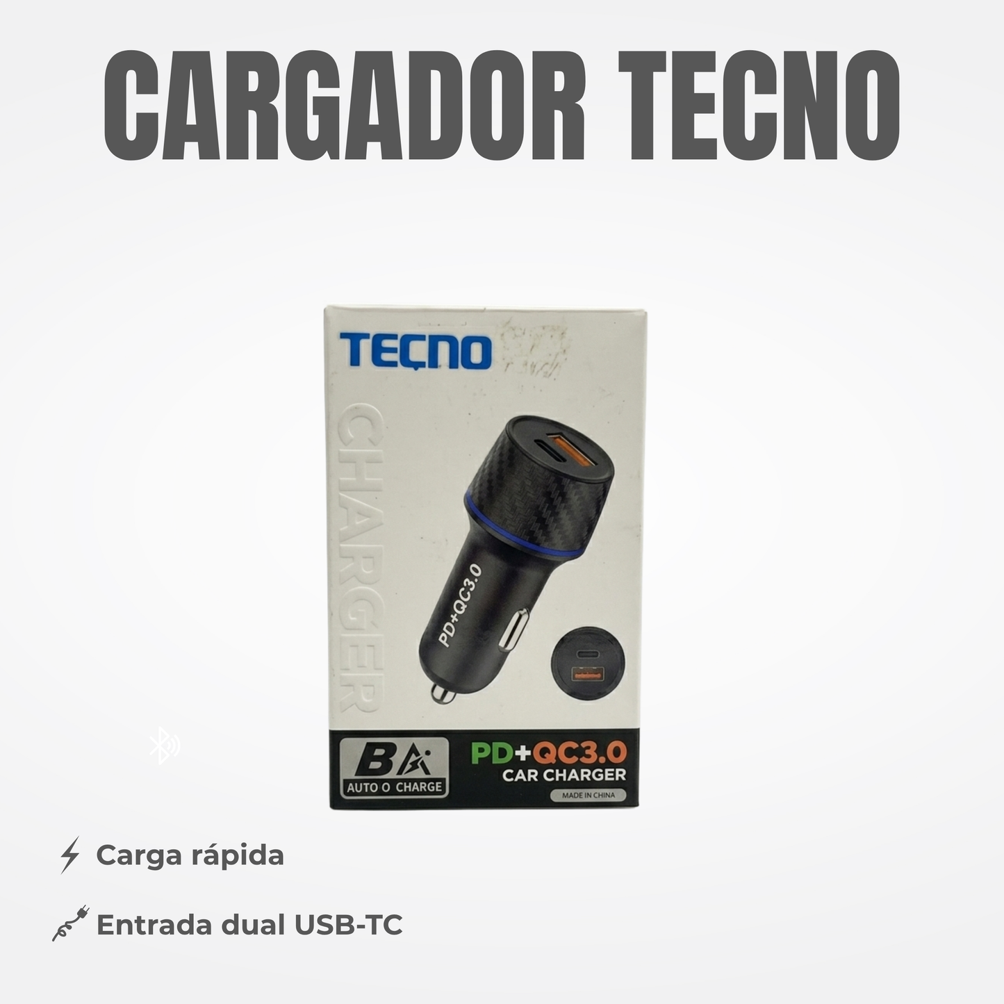 CARGADOR TECNO Ref: 7STEP-042TE
