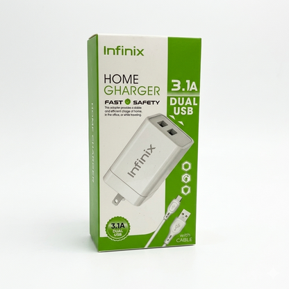 CARGADOR INFINIX MICRO Ref: 2USB 1AI