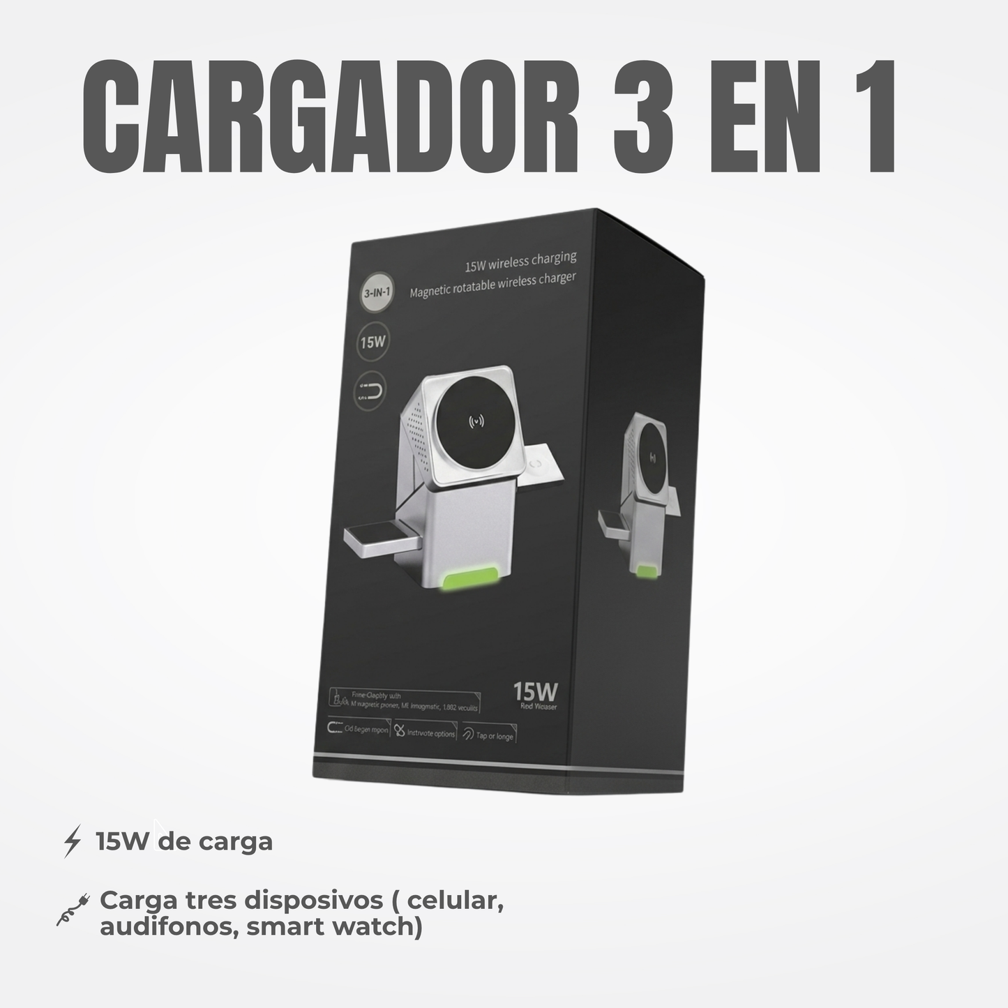 CARGADOR 3 EN 1 Ref: 3 IN 1