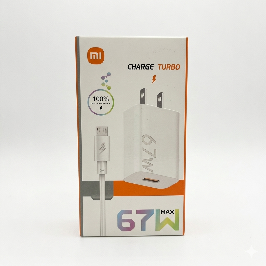 CARGADOR XIAOMI USB-MICRO Ref: C67W-V8