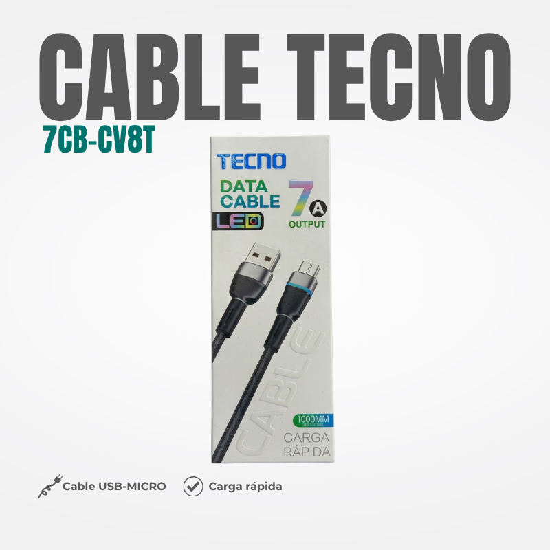 CABLE TECNO MICRO Ref: 7CB-CV8T