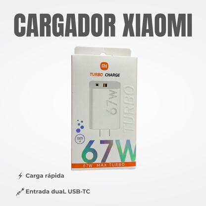 CARGADOR XIAOMI TC-TC Ref: 7CC-6XTC