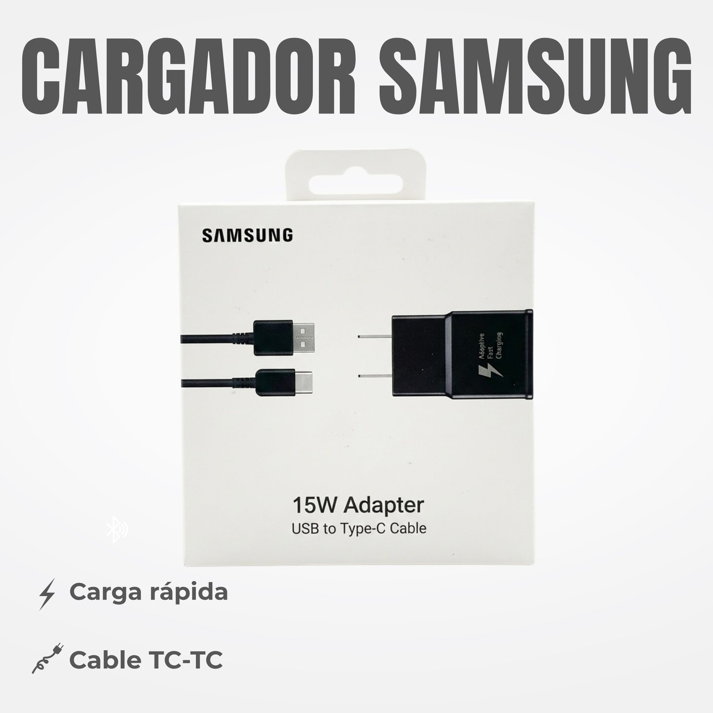 CARGADOR SAMSUNG MICRO Ref: 7CC-15WSV8