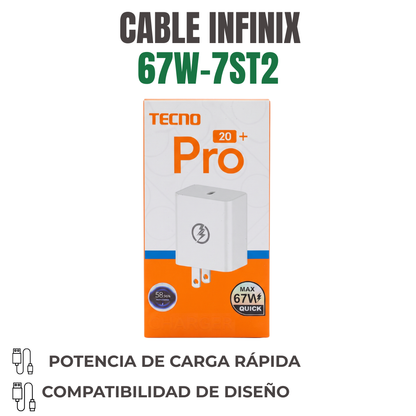 CARGADOR TECNO Ref: 67W-7ST2