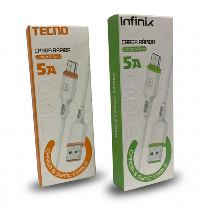 CABLE INFINIX Y TECNO MICRO Ref: CAB-026V8IN/CAB-026V8TE