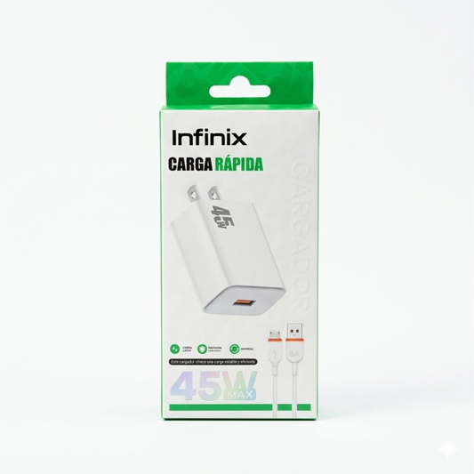 CARGADOR INFINIX MICRO Ref: C45W-INV8
