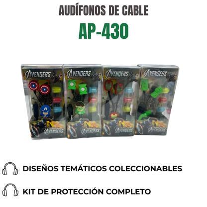 AUDÍFONOS DE CABLE Ref: AP-430