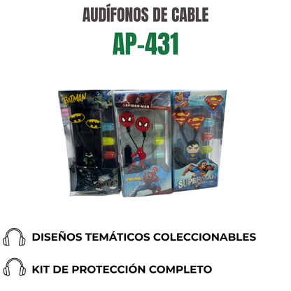 AUDÍFONOS DE CABLE Ref: AP-431