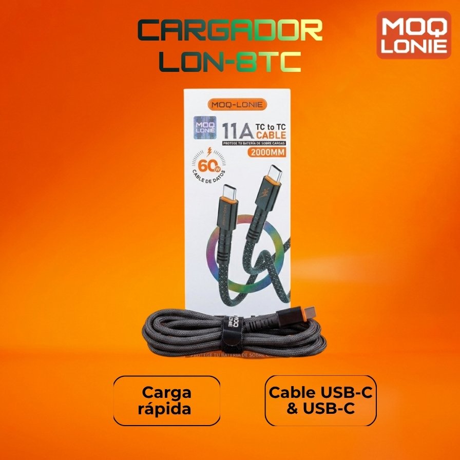 CABLE DE DATOS MOQ LONIE Ref: LON-8TC