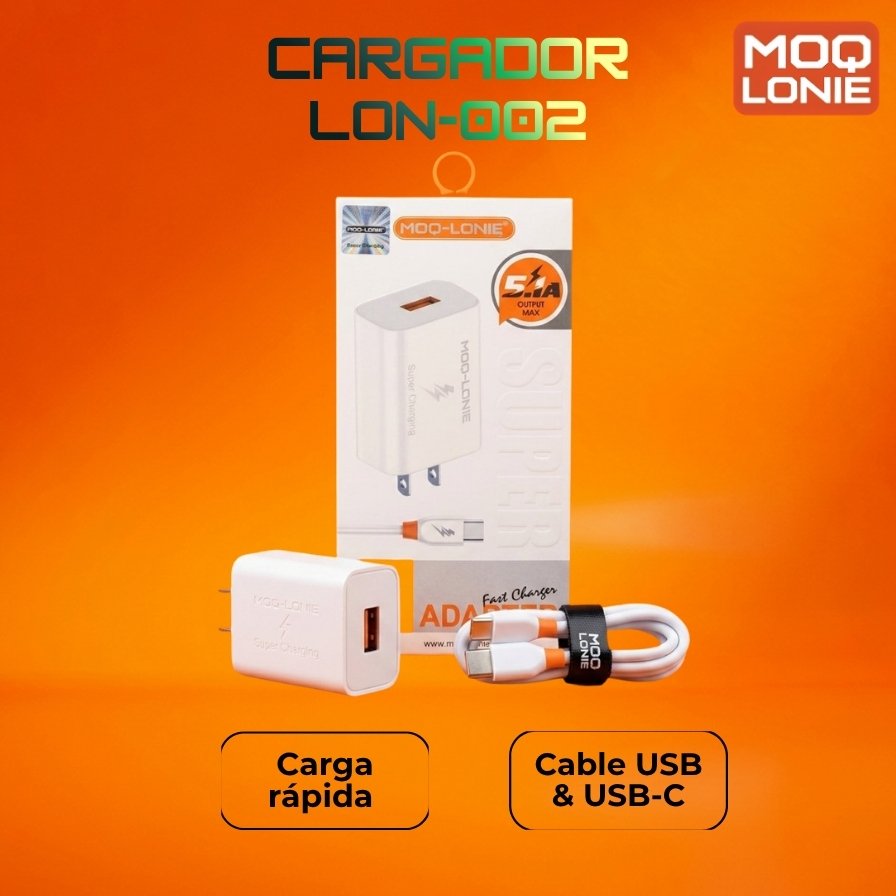 CARGADOR MOQ-LONIE Ref: LON-002