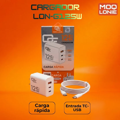 CARGADOR MOQ LONIE Ref: LON-G125W