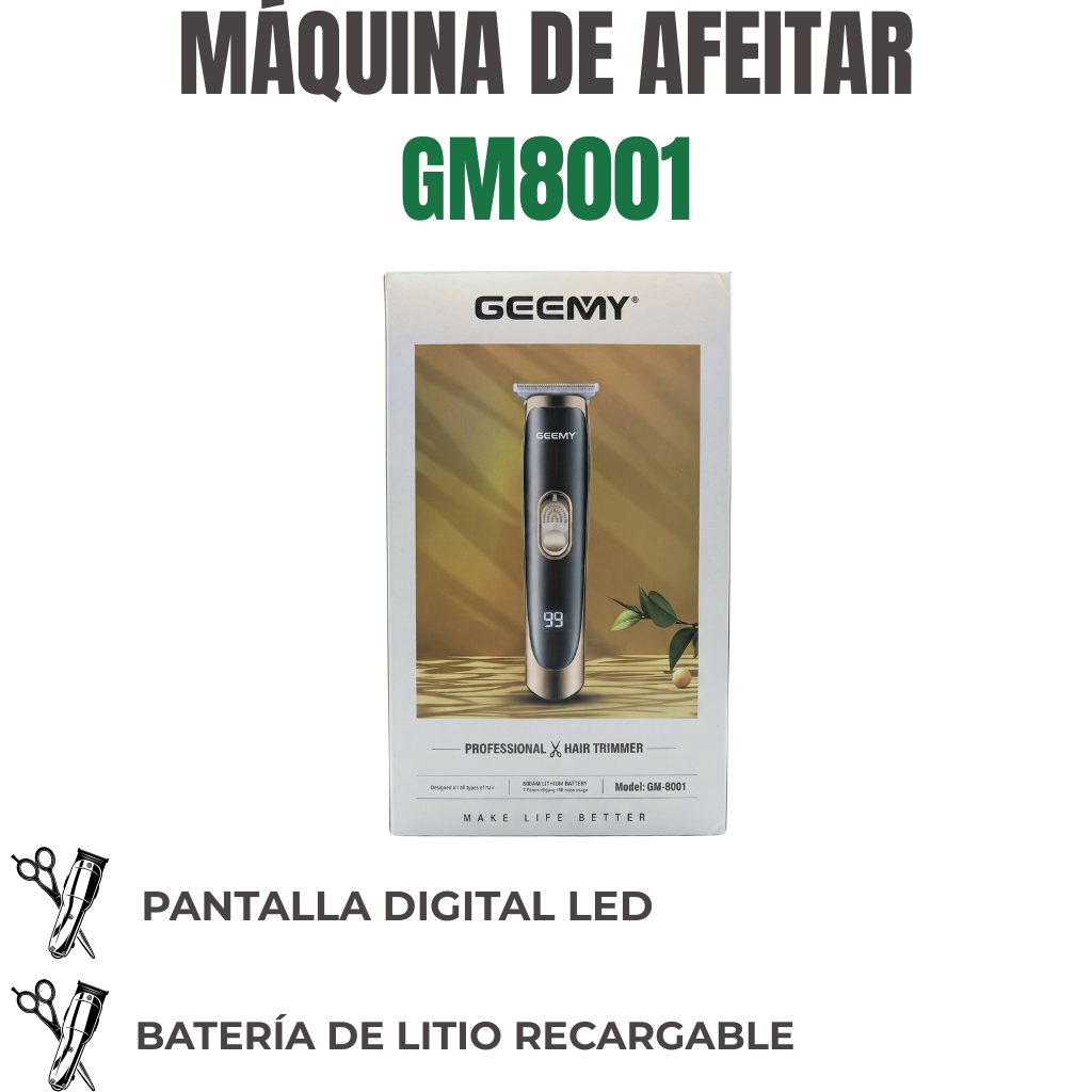 MÁQUINA DE AFEITAR Ref: GM8001