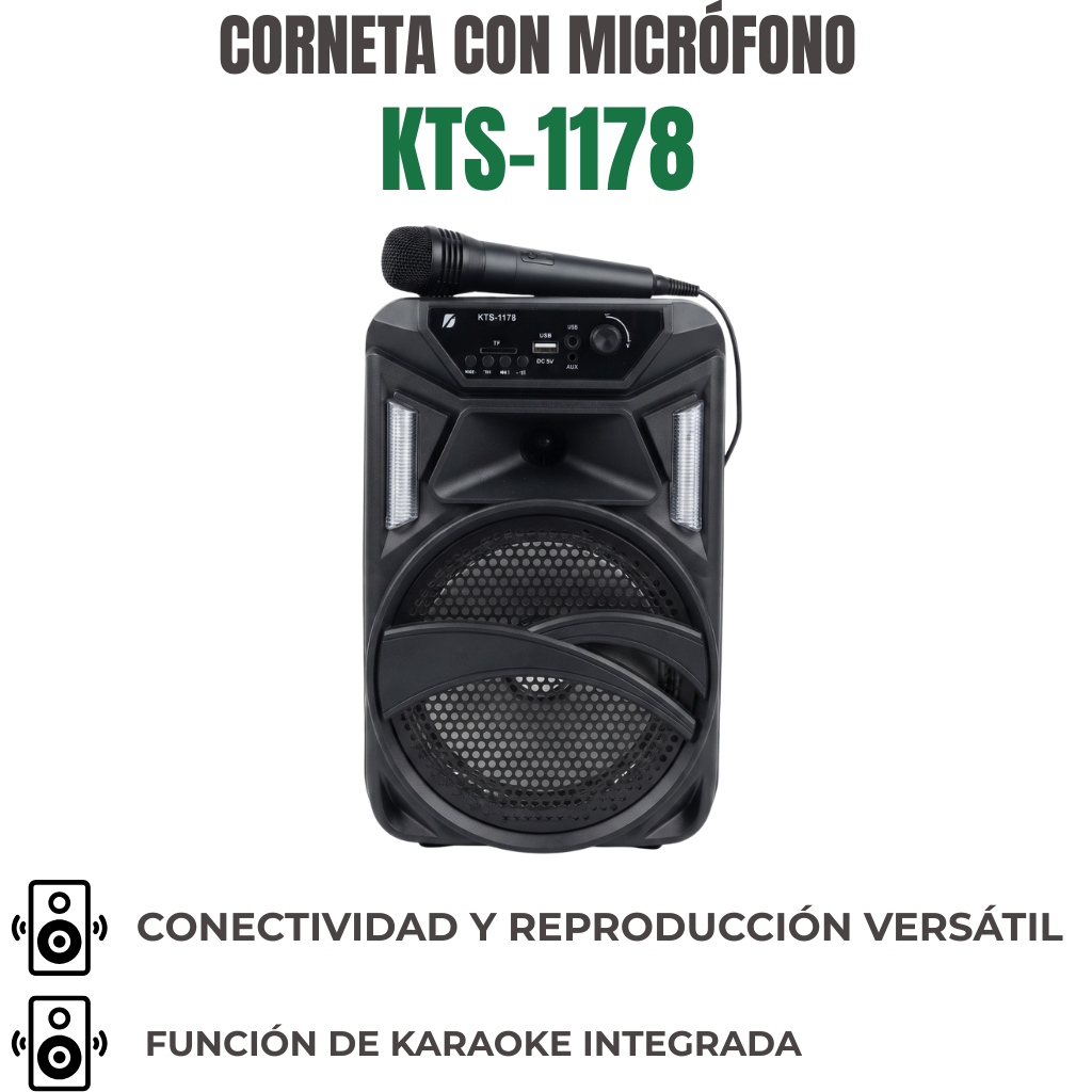 CORNETA CON MICRÓFONO Ref: KTS-1178