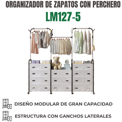 ORGANIZADOR DE ZAPATOS CON PERCHERO REF: LM127-5