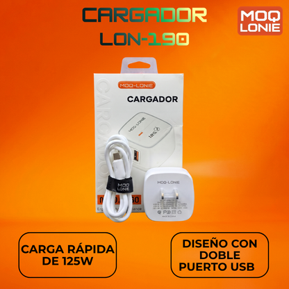 CARGADOR MOQ-LONIE TC-TC Ref: LON-190
