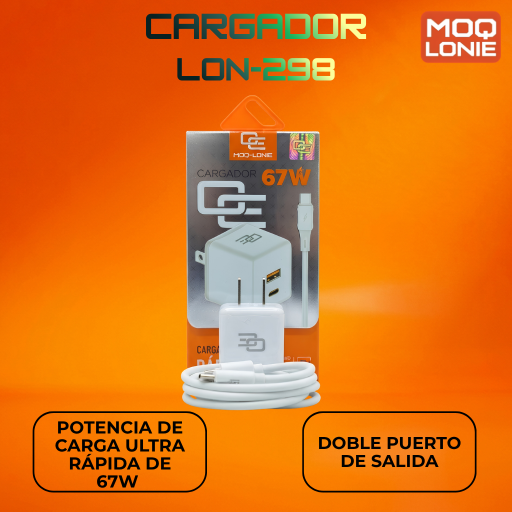 CARGADOR MOQ-LONIE TC-TC Ref: LON-298