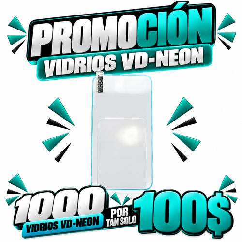 1000 VIDRIOS X 100$